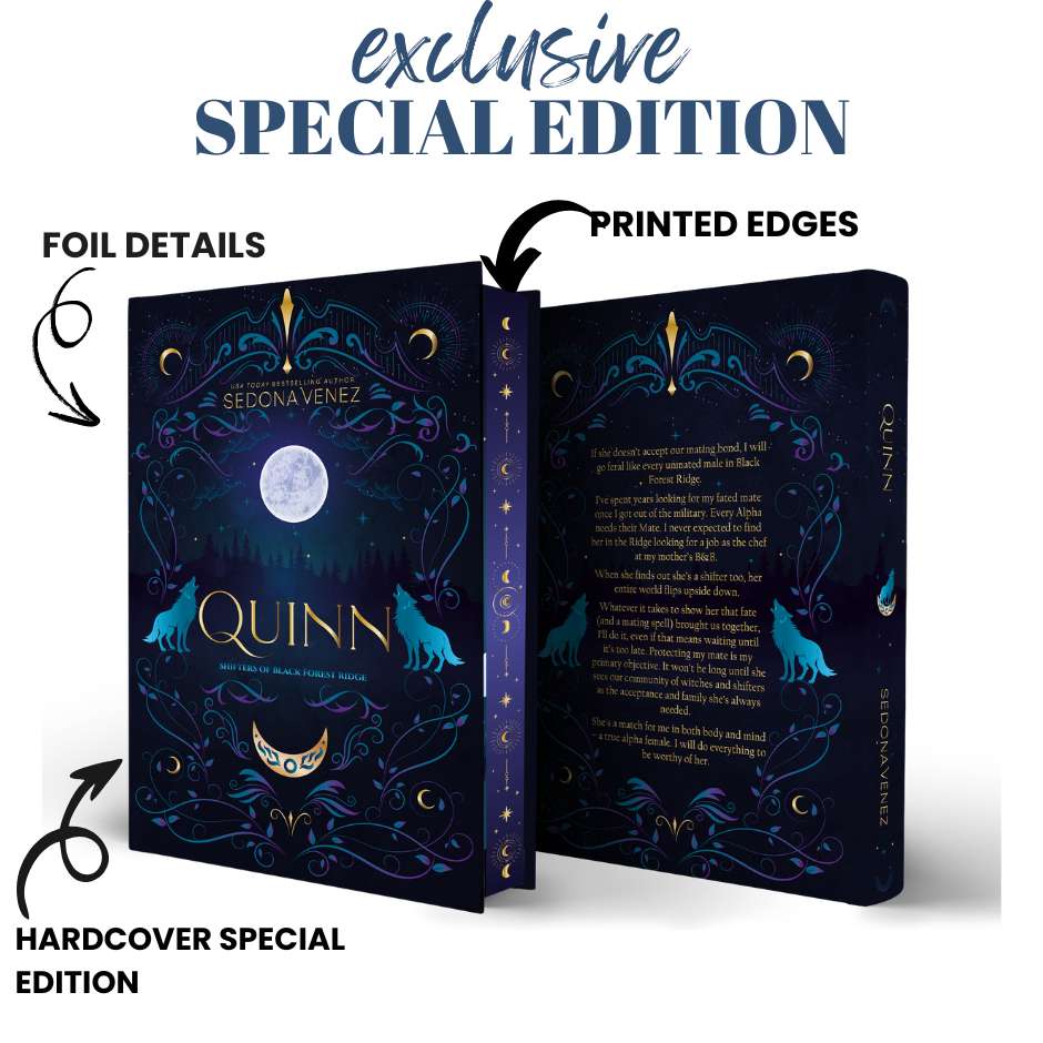 Special Edition Hardcover - Shifters of Black Forest Ridge Quinn - Limited Print Run