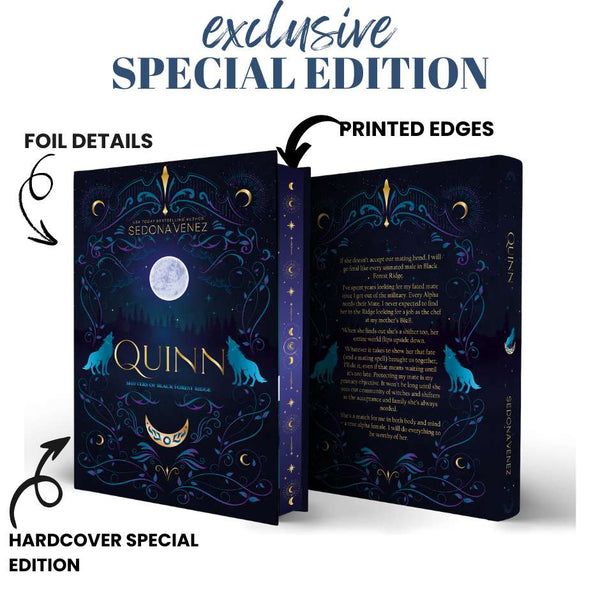 Special Edition Hardcover - Shifters of Black Forest Ridge Quinn - Limited Print Run